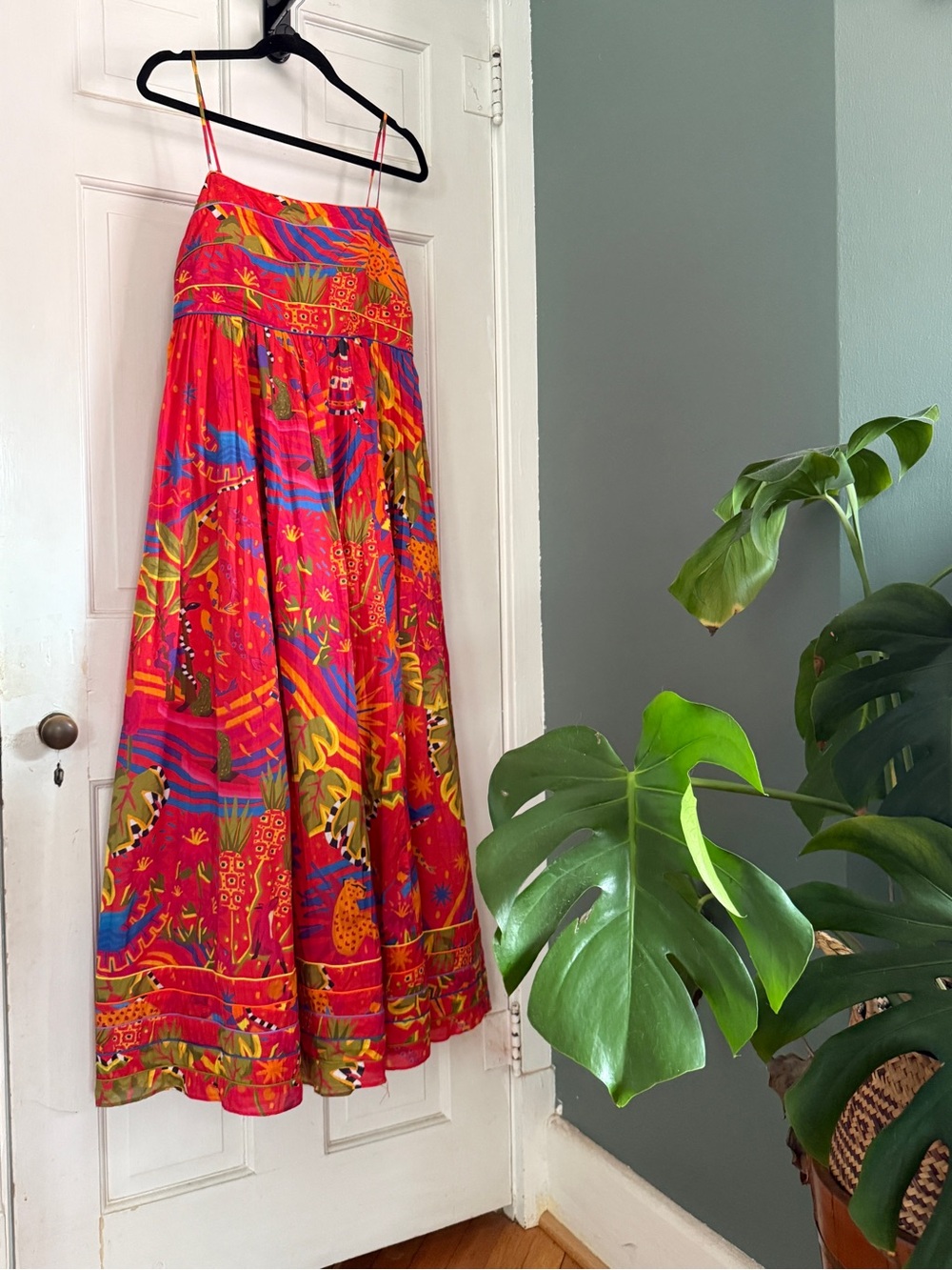 FARM Rio Red Multi-Print Maxi Dress